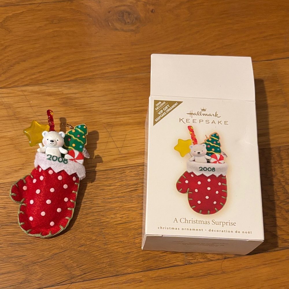 Hallmark a Christmas surprise ornament 2008